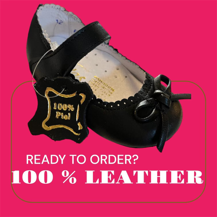 Caritas Infant Girls Leather Shoes 5 Caritas Infant Girls Leather Shoes 5